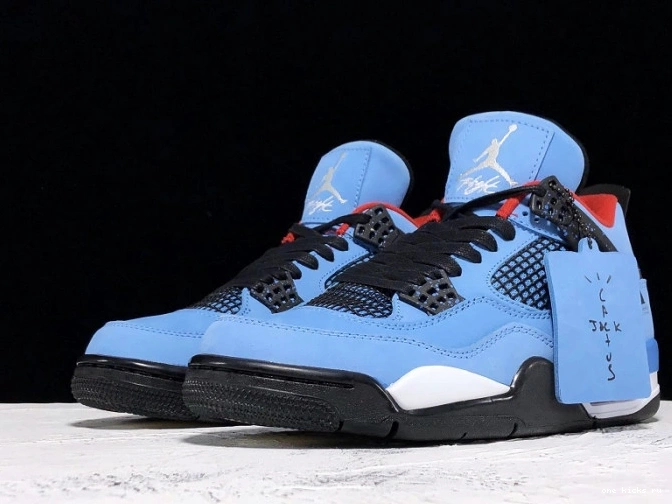 Rep Onekick Air 4 Cactus Travis Scott 308497-406 Jack Jordan x 0812
